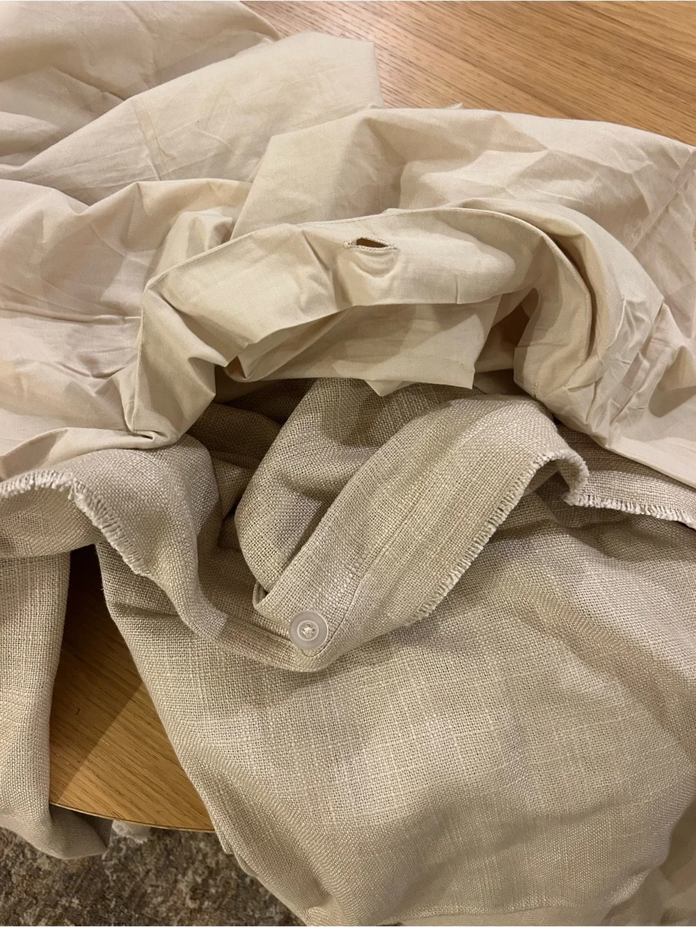 Anthropologie luxe linen